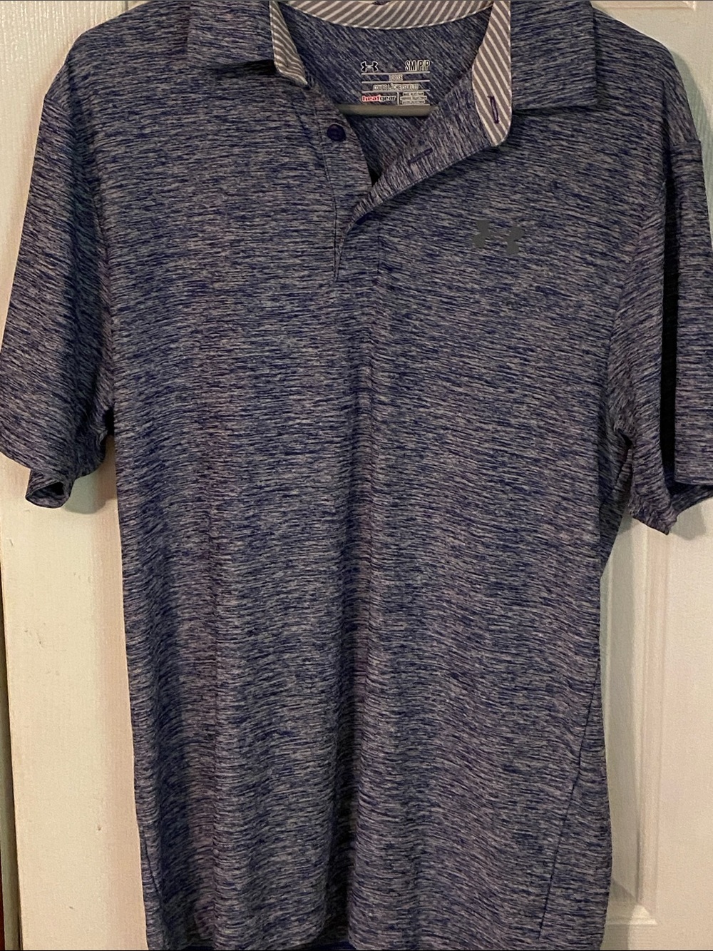 Under Armour Navy Heather Performance Polo